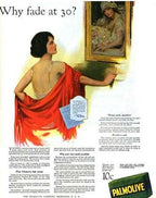 hard to find and completely intact and fully functional american made c. 1930's machine age "palmolive" brand wall-mount lavatory soap dispenser