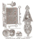 rare and highly sought after 1880s entrance size cast bronze oversized norwalk ornamental doorknob with nicely aged patina