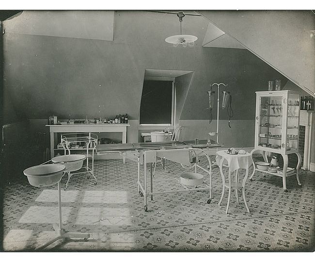 hard to find original multi-tier frank s. betz early 20th century salvaged chicago hospital operating room workstation