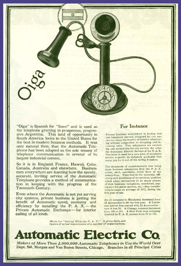 unique late 1930's refinished antique american industrial chicago power substation wall-mount crank handle monophone with black bakelite handset