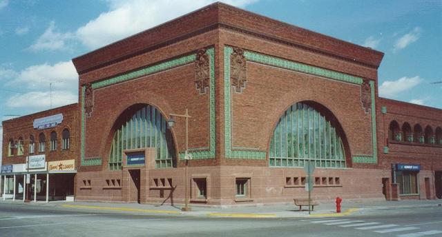 rare all original c. 1906 framed gelatin-silver photographic print of louis sullivan-designed interior ornamental terra cotta from the national farmers owatonna bank