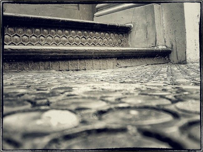 rare late 19th or early 20th century salvaged chicago ornamental cast iron coal chute with brushed metal finish