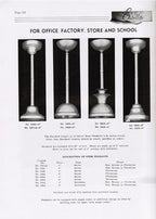 original early 1940's softbound triple citieselec supply inc. lighting catalog featuring the "estellite" residental light fixture product line