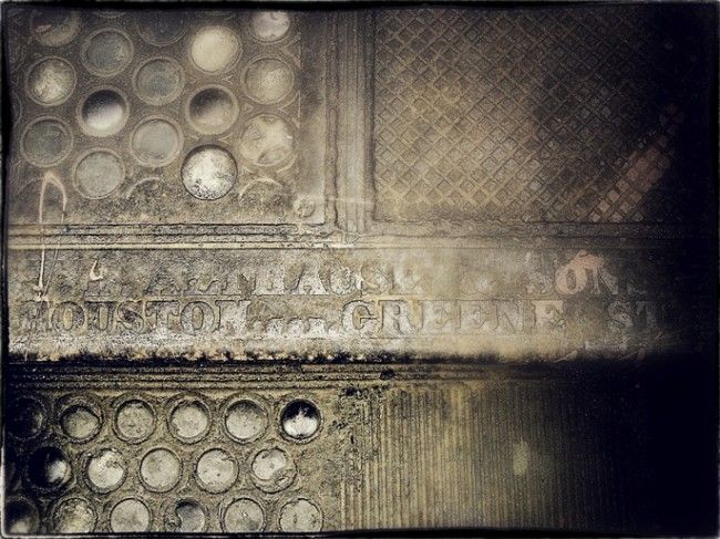 rare late 19th or early 20th century salvaged chicago ornamental cast iron coal chute with brushed metal finish