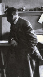 original 1936-37 oliver p. morton main builing entrance cornice banding panel terra cotta designed by george grant elmslie