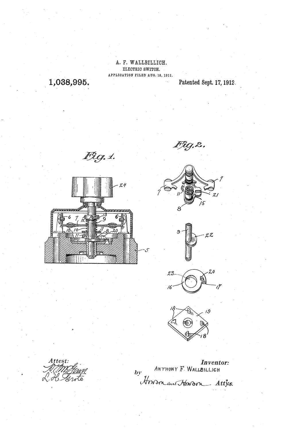 intact early twentieth century industrial electrical switch manufactured in connecticut for the perkins electric switch manufacturing company.