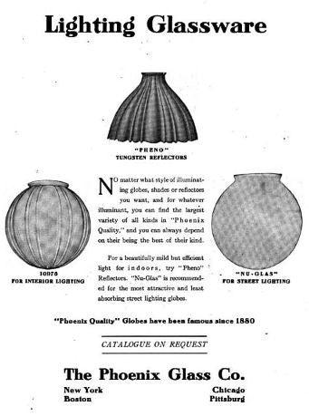 group of three early 20th century antique american late victorian era phoenix acid etched glass shades for an early residential electrolier