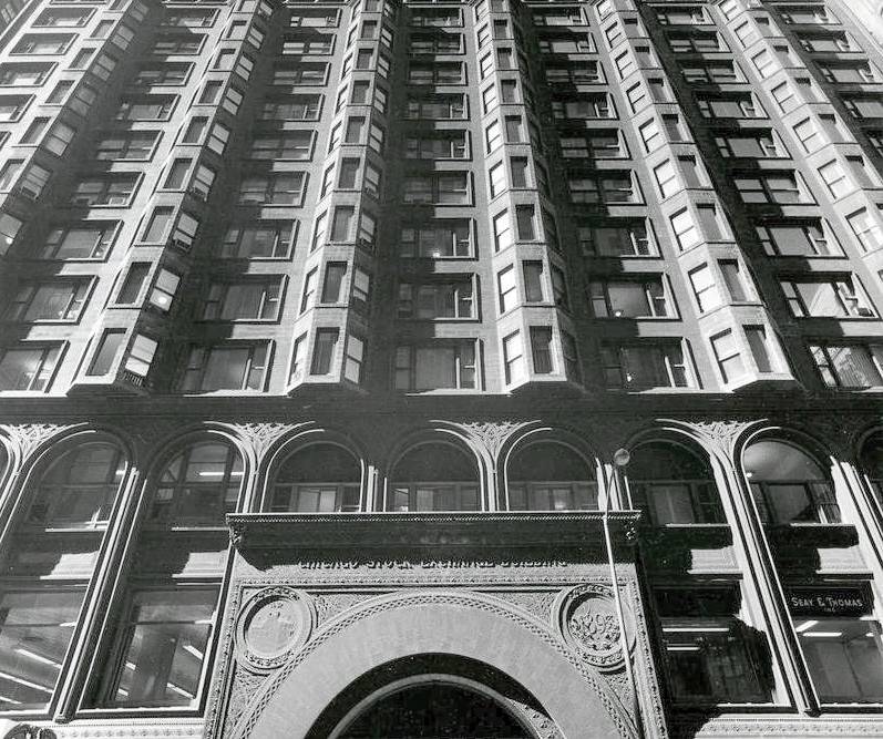 historically important late 19th century american unrestored exterior louis h. sullivan designed chicago stock exchange building facade terra cotta fragment