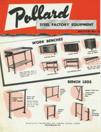 c. 1940's vintage american industrial modified "pollard green" three-tier low-lying angled steel sign factory table