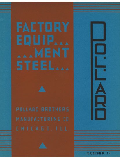 all original 1940's pollard brothers four-legged riveted and welded steel adjustable height factory stool with original olive green enameled finish