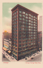 original and intact single-sided surface mount two-tone cast bronze c. 1997 chicago building landmark ceremonial dedication plaque