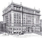 original raeder, coffin, and crocker-designed cast iron bower-barff st. louis century building (1896) cast iron doorknob