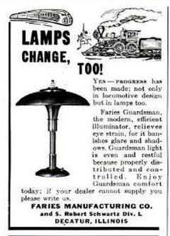 all original american art deco machine age faries streamlined style table lamp with original normandy bronze finish