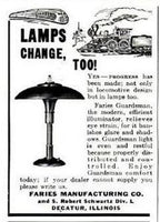 all original american art deco machine age faries streamlined style table lamp with original normandy bronze finish