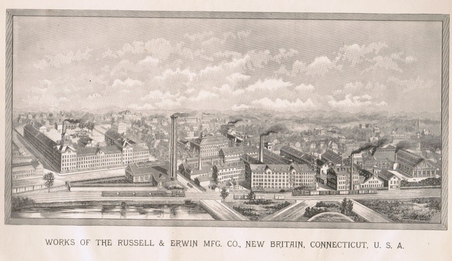 rare 1887 hardware catalog ‘volume VII’ published for russell & erwin mfg. co, new york.