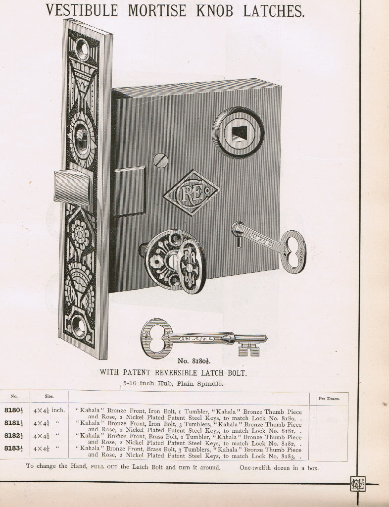 rare 1887 hardware catalog ‘volume VII’ published for russell & erwin mfg. co, new york.