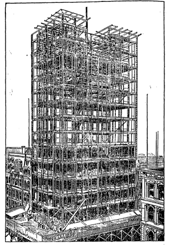 charles atwood-designed original late 19th century reliance building glazed terra cotta "curtain wall" fragment