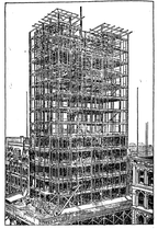 charles atwood-designed original late 19th century reliance building glazed terra cotta "curtain wall" fragment