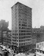 original 1895 charles atwood-designed glazed terra cotta reliance building curtain wall fragment