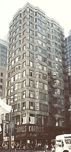 charles atwood-designed original late 19th century reliance building glazed terra cotta "curtain wall" fragment