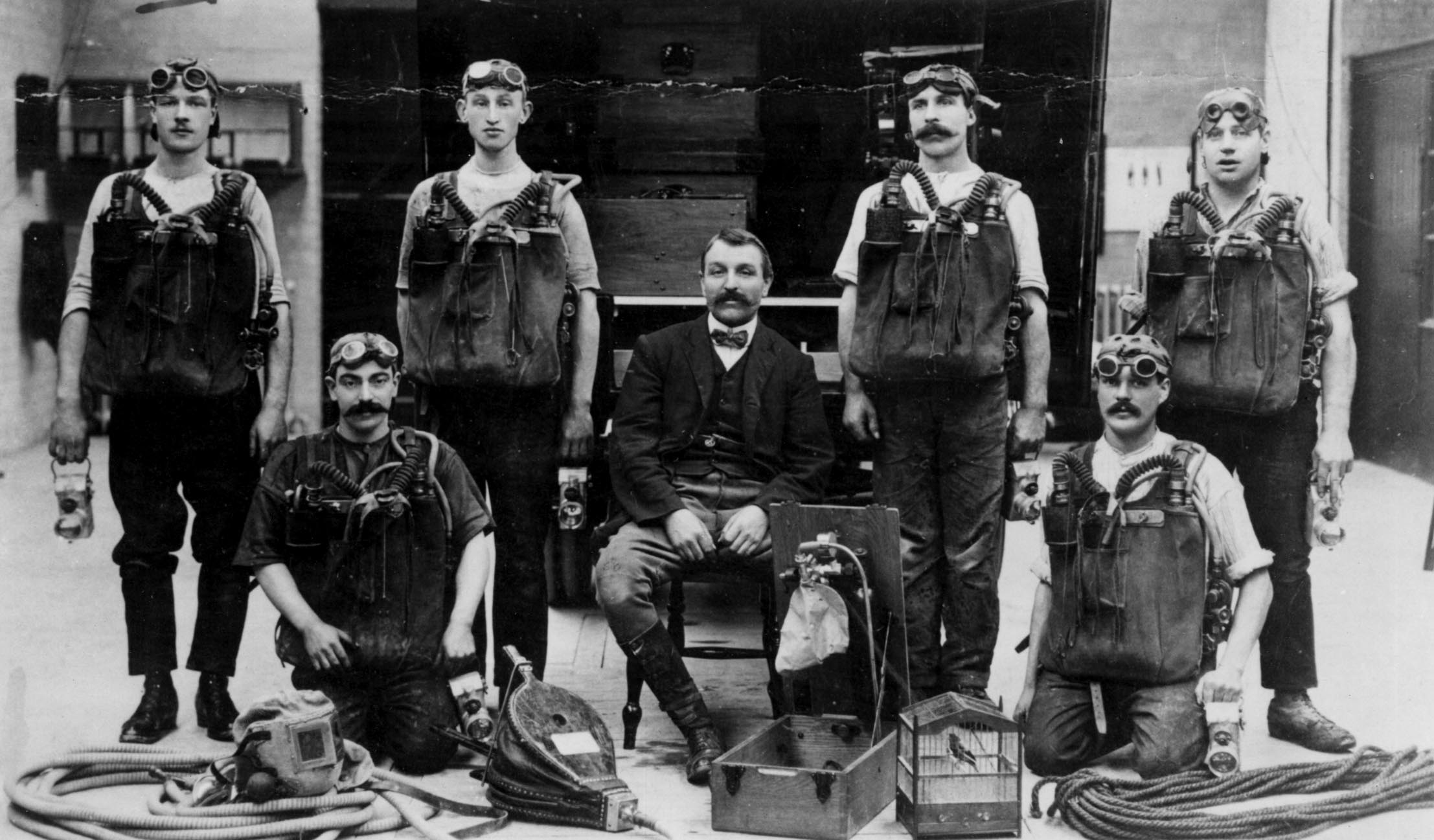 unusual diminutive c. 1930's antique american industrial coal mine shaft cautionary "not enough oxygen" red and white porcelain enameled cold-rolled steel sign with two grommet openings