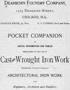 original and remarkably intact single 19th century square-shaped ornamental salvaged chicago antique cast iron building facade mullion endcap with a deep relief palmette design relief