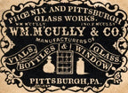 large lot of nearly 20 similar c. 1860's-1870's original chicago privy-dug william h. hutchinson cobalt and aqua blue paneled or "mug base" soda or mineral water bottles