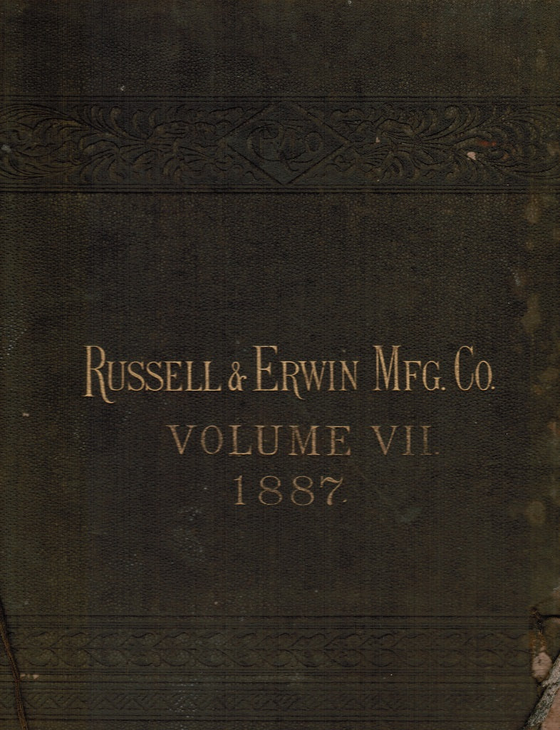 rare 1887 hardware catalog ‘volume VII’ published for russell & erwin mfg. co, new york.