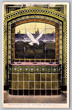 exceptionally rare claude bragdon-designed polychromed glazed gruby tile salvaged from the new york central train station in new york