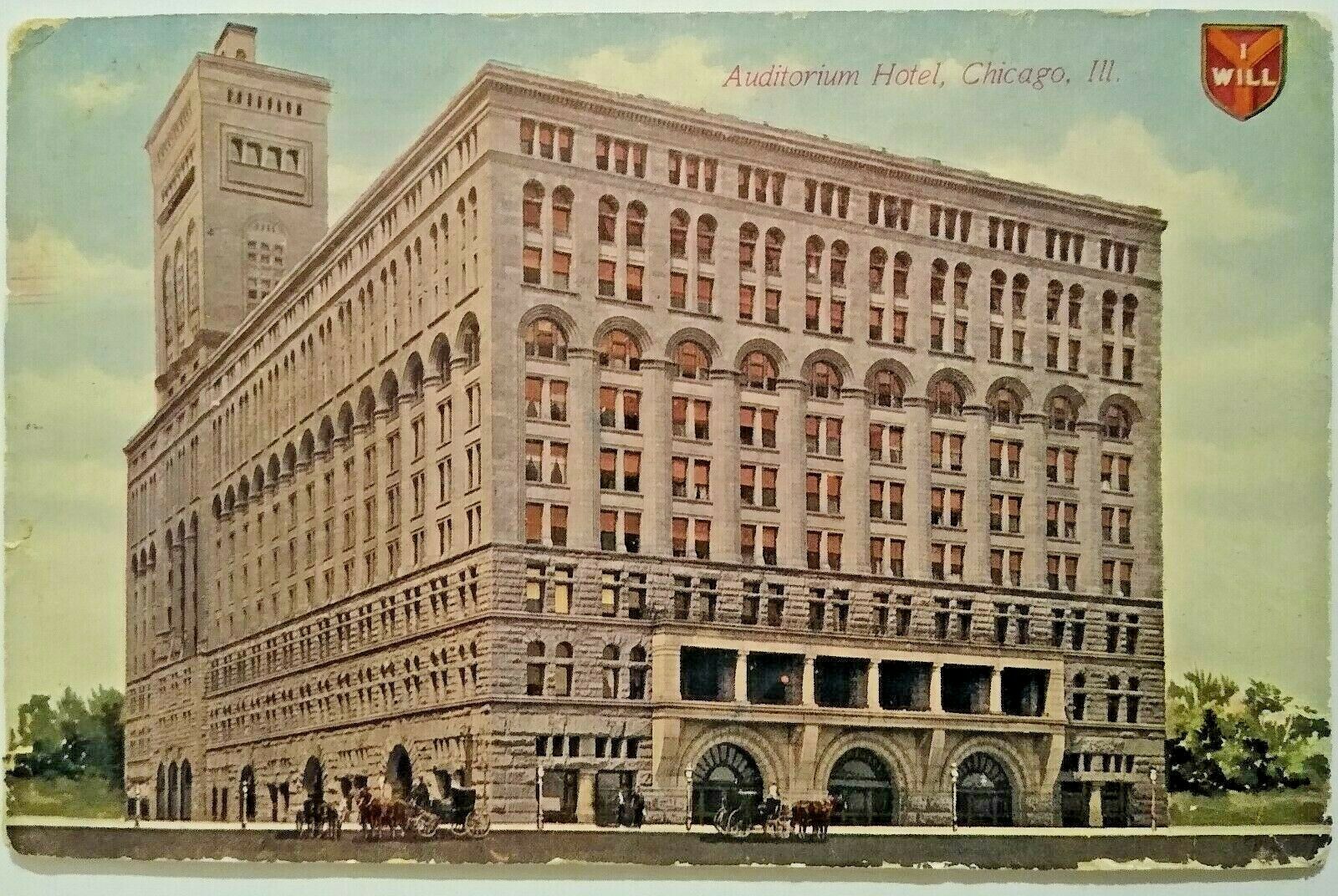 late 19th or early 20th century adler and sullivan auditorium hotel guest room door skeleton key and fob