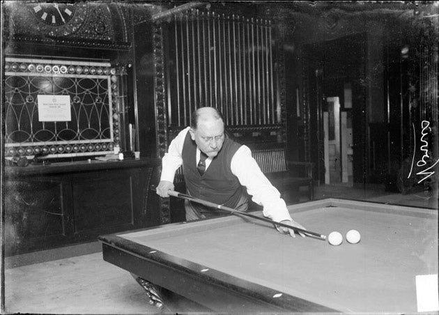 late 19th century hand-carved solid mahogany wood richardsonian romanesque style chicago athletic club billiard room molding