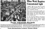 hard to find original turn of the century "no. 15" model faries wall-mount dental lamp perforated cast iron mounting bracket component with oxidized copper-plated finish