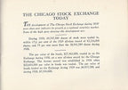 highly informative original diminutive softcover intact c. 1931 chicago stock exchange directory with distinctive cover containing fanciful raised lettering