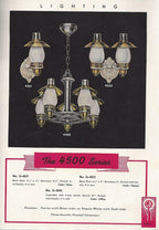c. 1938 heavily illustrated a.s. gilman inc interior and commerical setting electric lighting fixtures catalog