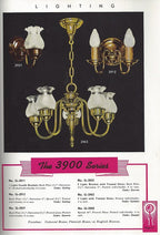 c. 1938 heavily illustrated a.s. gilman inc interior and commerical setting electric lighting fixtures catalog