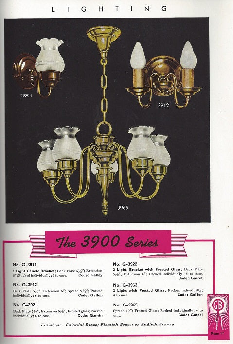 c. 1938 heavily illustrated a.s. gilman inc interior and commerical setting electric lighting fixtures catalog