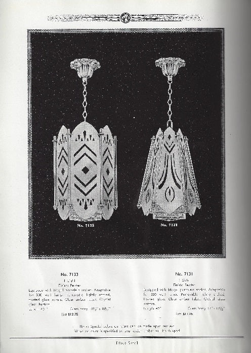 beautifully illustrated 1933 globe lighting fixture manufacturing company catalog no. 11