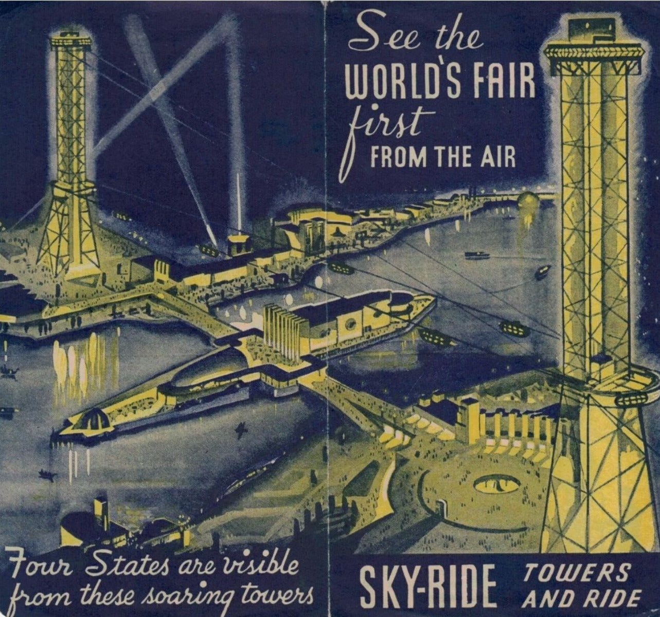 historically important 1933-34 chicago century of progress skyride elevator call car backplate with buttons