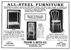 rare original early 20th century antique american medical frank betz-designed cold-rolled steel operating room sterilizer cabinet
