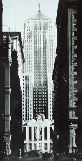 original c. 1930 oversized chicago board of trade building solid bronze exterior door monogrammed push plate with nice surface patina