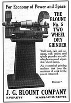 hefty early 20th century reinforced tapered cast iron grinder machine pedestal base with newly added solid walnut tabletop