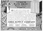 hard to find all original large lot of turn of the century american industrial interlocking wrought yellow brass sign making stencil letters with original case
