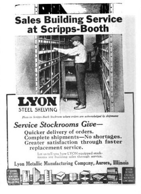 original early 1920's oversized lyon metallic cold-rolled distressed red enameled steel factory locker with louvered doors and overhead compartment