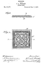 fifteen matching original american frank lloyd wright designed "geometric flower" prism glass building facade tiles