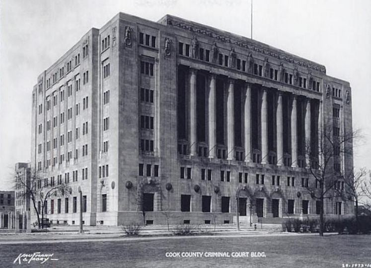 historically important late 1920's original and intact salvaged chicago cook county criminal courts building cast bronze ornamental spittoon or cuspidor