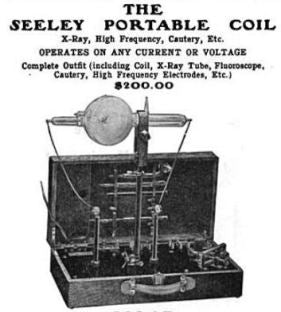 original and remarkably intact early 20th c. antique american salvaged chicago industrial rare bulbar focus medical or hospital x-ray glass tube