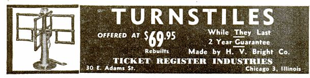 fully functional c. 1940's or possibly early 1950's vintage american industrial freestanding weathered and worn wrigley field turnstile with cast iron base