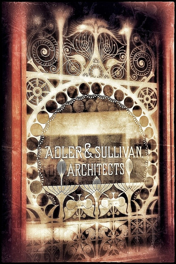 original c. 1893-94 diminutive louis sullivan-designed chicago stock exchange interior intricately designed elevator lobby pilaster capital fragment