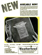 original american industrial c. 1940's world war ii-era "weatherhead" hardware store product shelving unit display panel with baked-on enameled single-sided finish