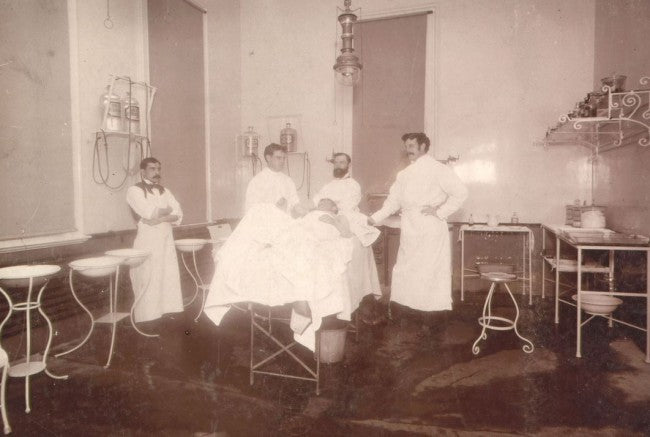 early 20th century antique american medical cold-rolled furniture sheet steel cook county hospital operating theater dressing supply and instrument cabinet